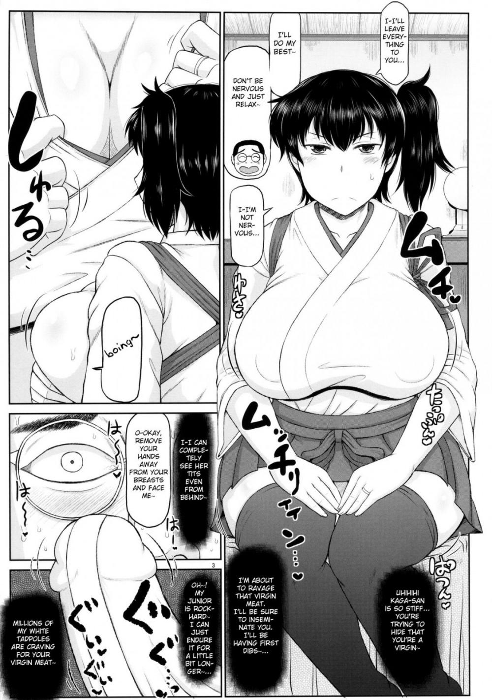 Hentai Manga Comic-Sex Practice With Kaga And Akagi-Read-4